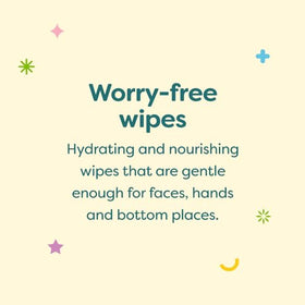 Unscented Baby Diaper Wipes, Plant-Based, 640 Count