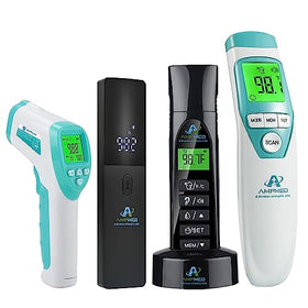 Non-Contact Infrared Forehead Thermometer, 4-Pack