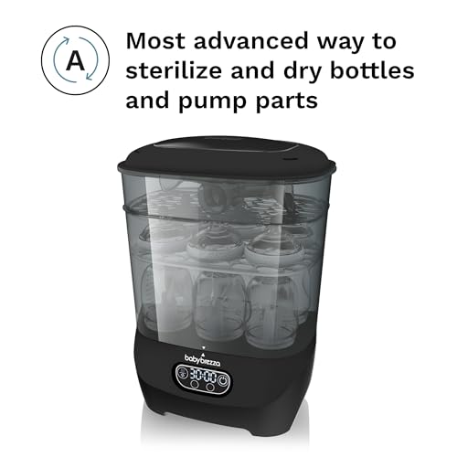Baby Bottle Sterilizer & Dryer, 8-Bottle Capacity