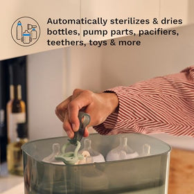 Baby Bottle Sterilizer & Dryer, 8-Bottle Capacity