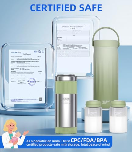Stainless Steel Breast Milk Cooler Set, 22 oz
