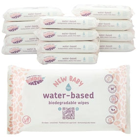 Water-Based Baby Wipes, Unscented, Plastic-Free, 672 Count