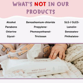 Water-Based Baby Wipes, Unscented, Plastic-Free, 672 Count