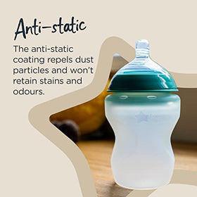 Silicone Baby Bottle & Pacifier Set with Breast-Like Nipples