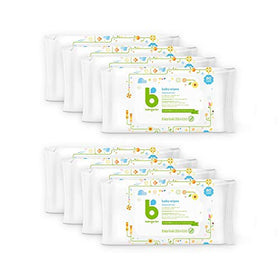 Unscented Baby Diaper Wipes, Plant-Based, 640 Count