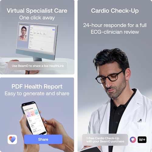 Smart MultiScan Thermometer with ECG & Digital Stethoscope