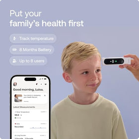 Smart MultiScan Thermometer with ECG & Digital Stethoscope