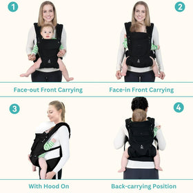 Family Care Essentials Bundle with Baby Carrier & Electric Nail Clipper