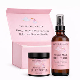 Organic Pregnancy Belly Balm & Stretch Mark Oil Set
