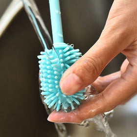 360° Silicone Baby Bottle & Nipple Cleaning Brush