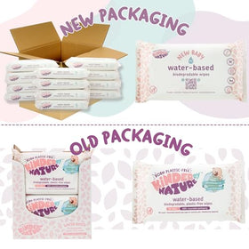 Water-Based Baby Wipes, Unscented, Plastic-Free, 672 Count