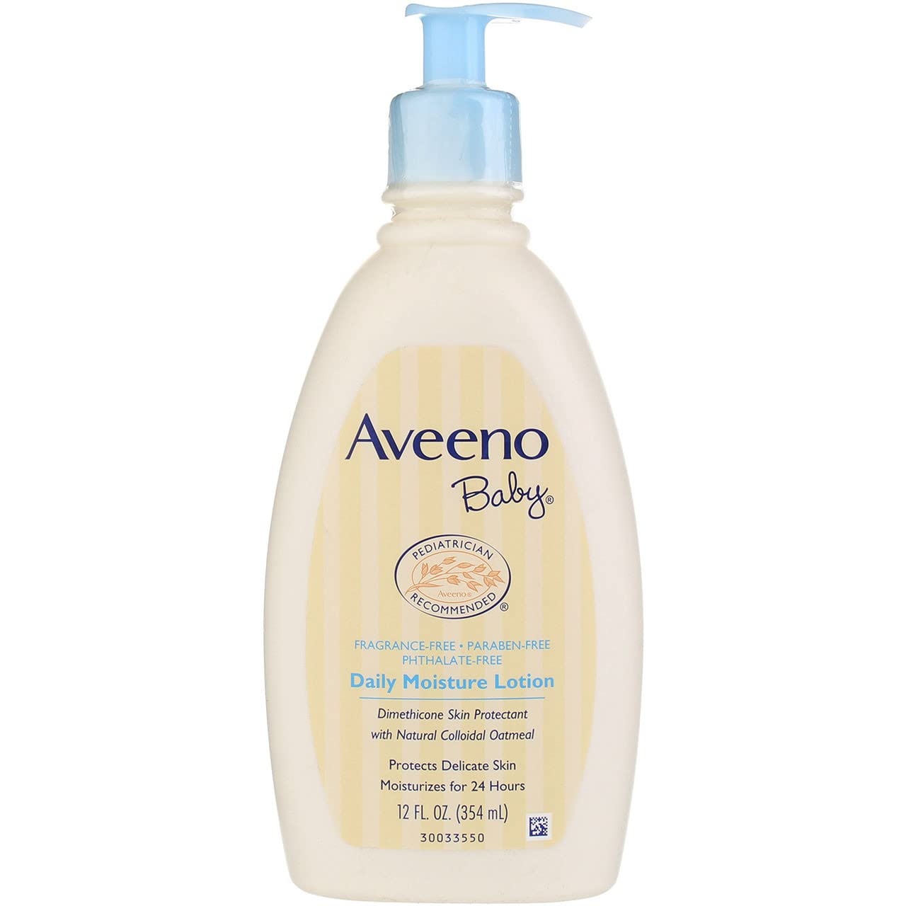 AVEENO Baby Daily Moisture Lotion Fragrance Free 12 oz