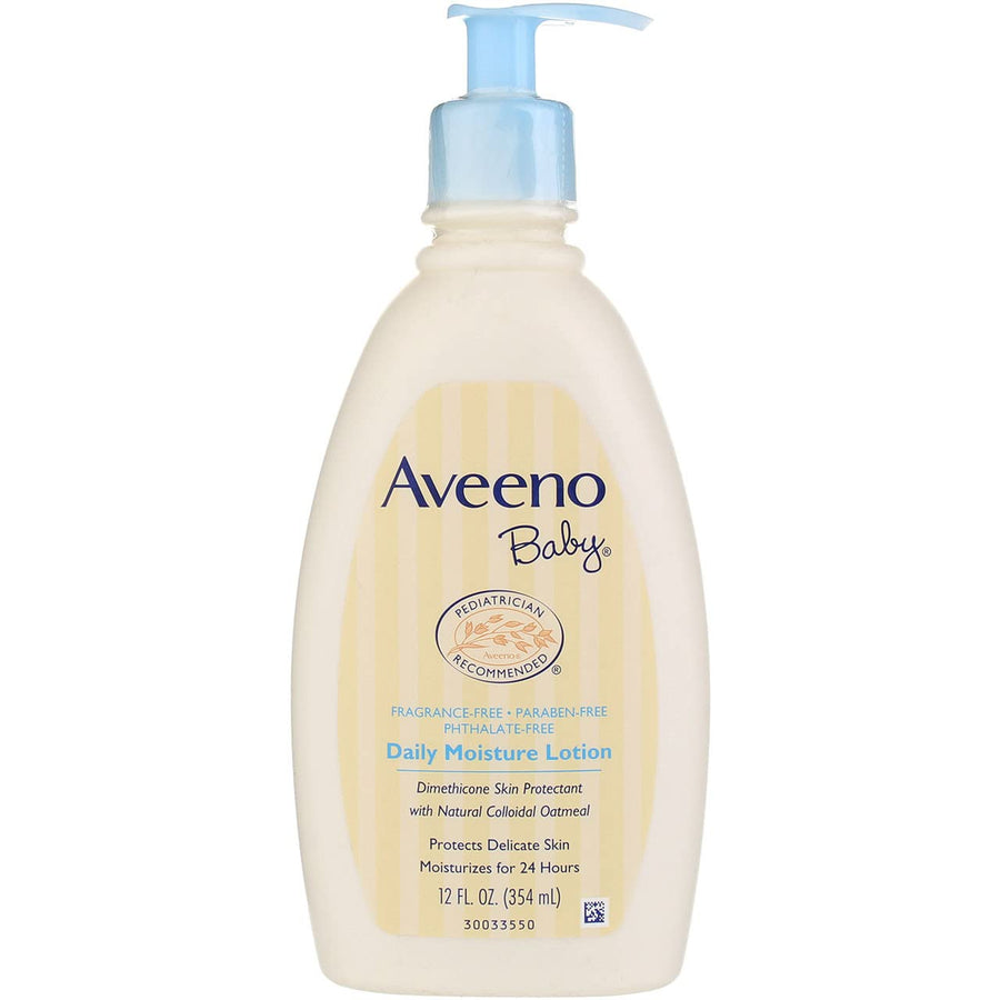 AVEENO Baby Daily Moisture Lotion Fragrance Free 12 oz