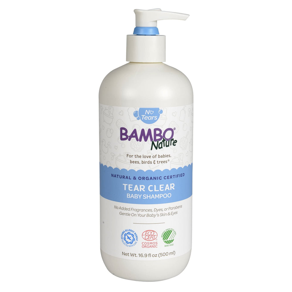 Tear-Free Baby Shampoo, Natural & Organic Certified, 16.9 oz