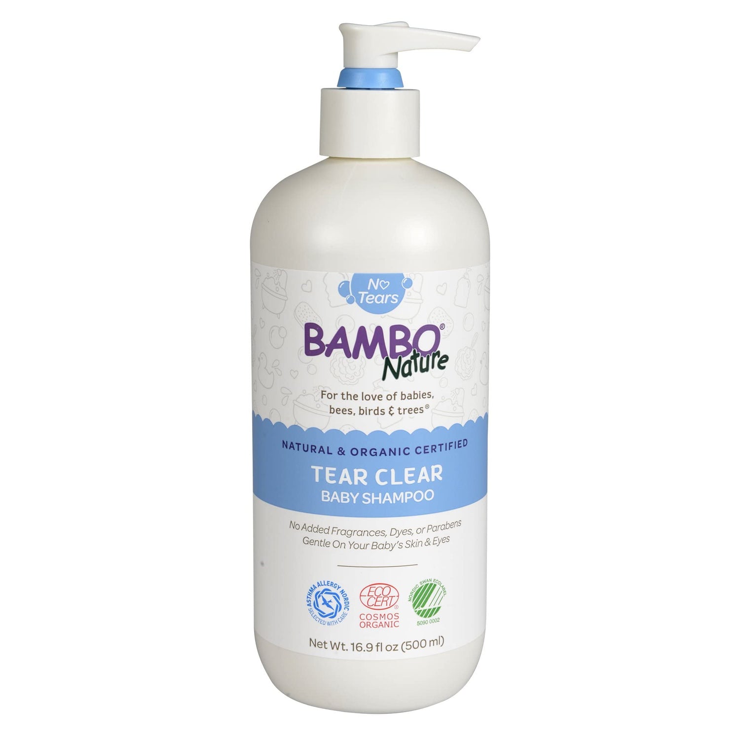 Tear-Free Baby Shampoo, Natural & Organic Certified