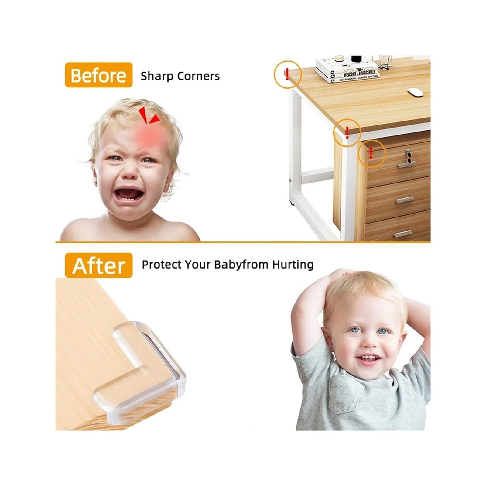 150-Piece Baby Safety Corner & Outlet Protector Set