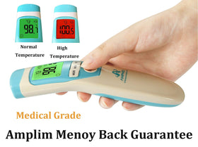 Medical Grade Non-Contact Infrared Forehead Thermometer, 3-Pack