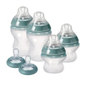 Silicone Baby Bottle & Pacifier Set with Breast-Like Nipples
