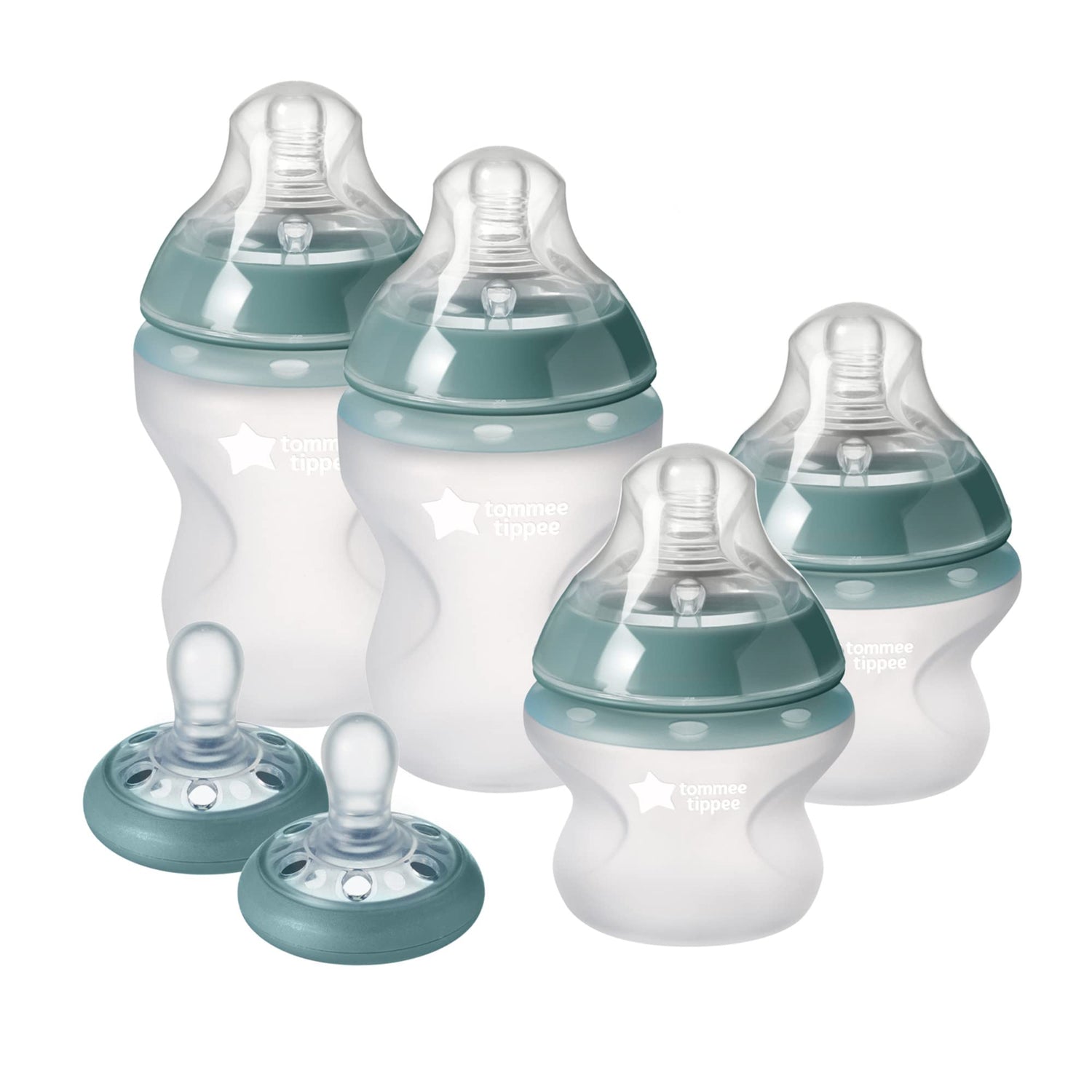 Silicone Baby Bottle & Pacifier Set with Breast-Like Nipples