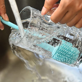 360° Silicone Baby Bottle & Nipple Cleaning Brush