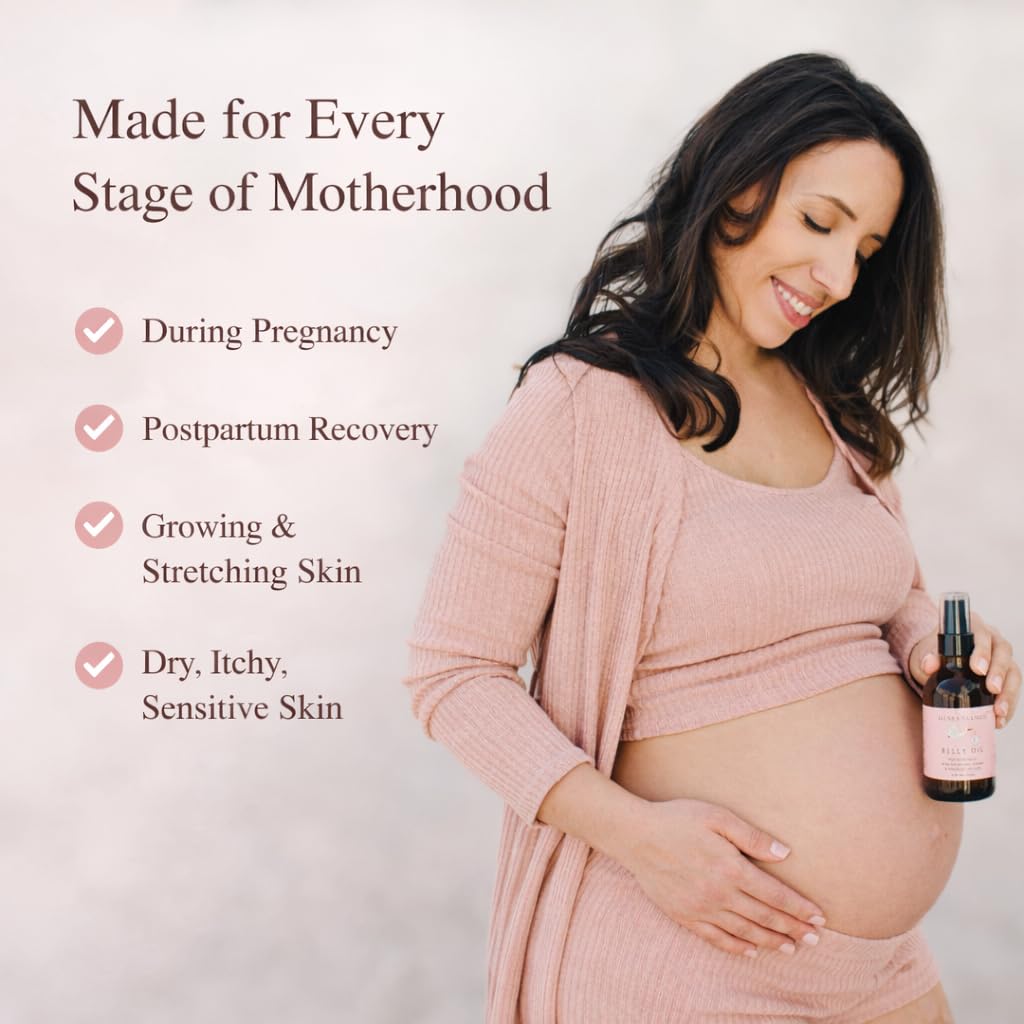 Organic Pregnancy Belly Balm & Stretch Mark Oil Set