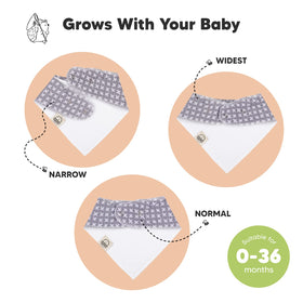 Baby Bandana Bibs & Organic Burp Cloth Set, 15-Pack