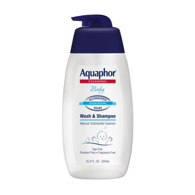 Aquaphor Baby Cleansing Wash And Shampoo 16 Ounce Pump