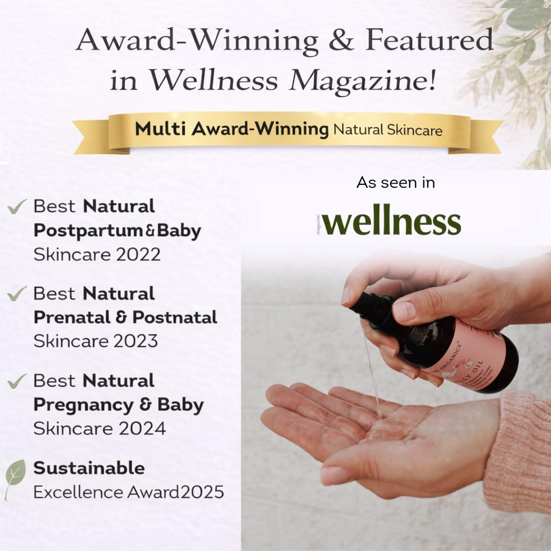 Organic Pregnancy Belly Balm & Stretch Mark Oil Set