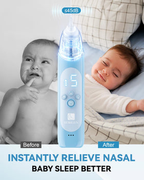 Electric Baby Nasal Aspirator with 5 Suction Levels