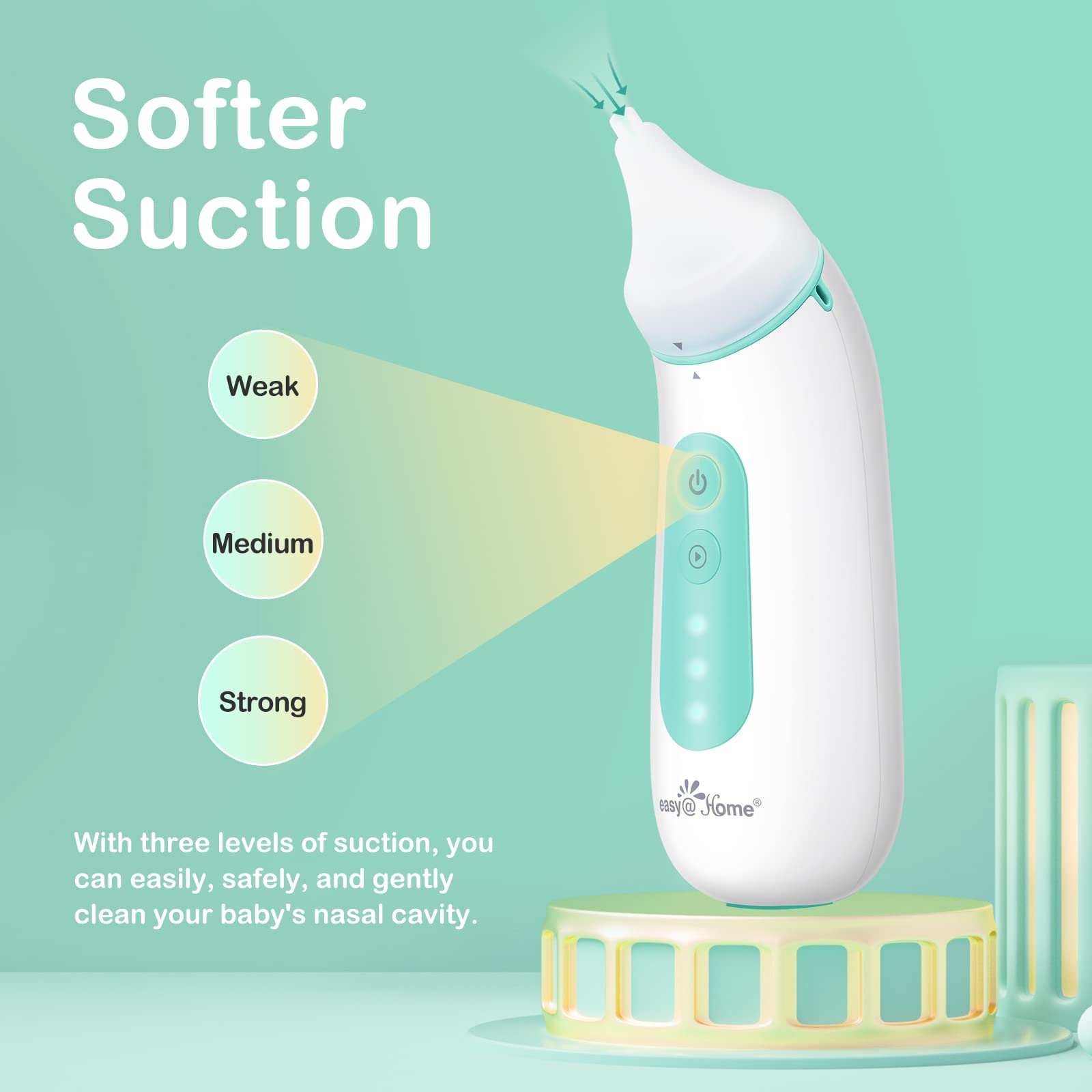 Smart Electric Baby Nasal Aspirator with Camera & App Control