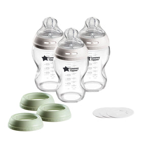 Tommee Tippee Natural Start Glass BPA and Phthalates Free Baby Bottles
