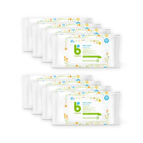 Unscented Baby Diaper Wipes, Plant-Based, 640 Count