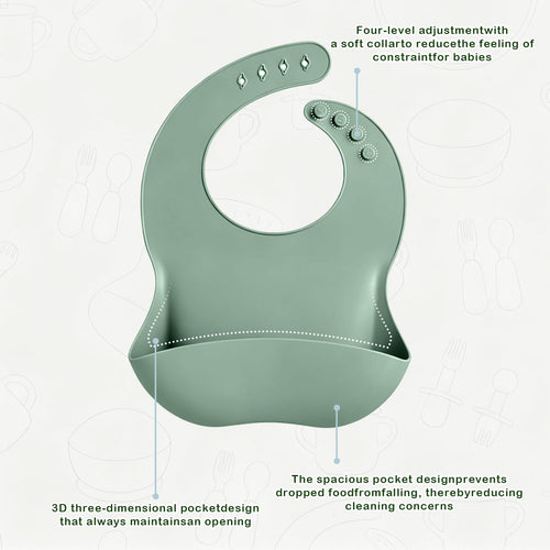 22-Piece Silicone Baby Feeding Set