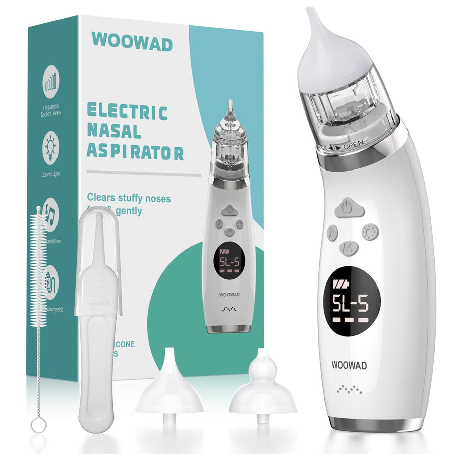 Electric Baby Nasal Aspirator with 5 Suction Modes