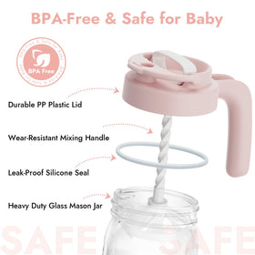 Papablic Bottle Washer Glass Formula Mixing Pitcher