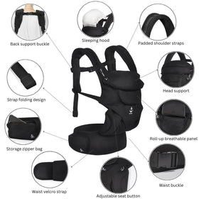 Family Care Essentials Bundle with Baby Carrier & Electric Nail Clipper