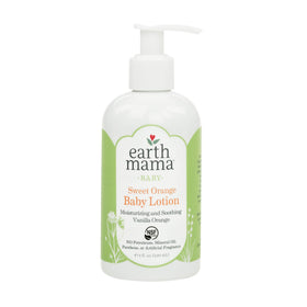 Earth Mama Baby Lotion, Sweet Orange, 8 Fluid Ounce