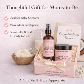 Organic Pregnancy Belly Balm & Stretch Mark Oil Set