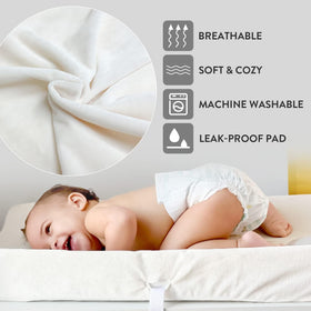 Baby Changing Pad Set with Light & Cover