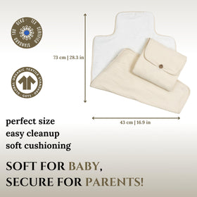 Cherubin Chic Muslin Baby Changing Pad Parent