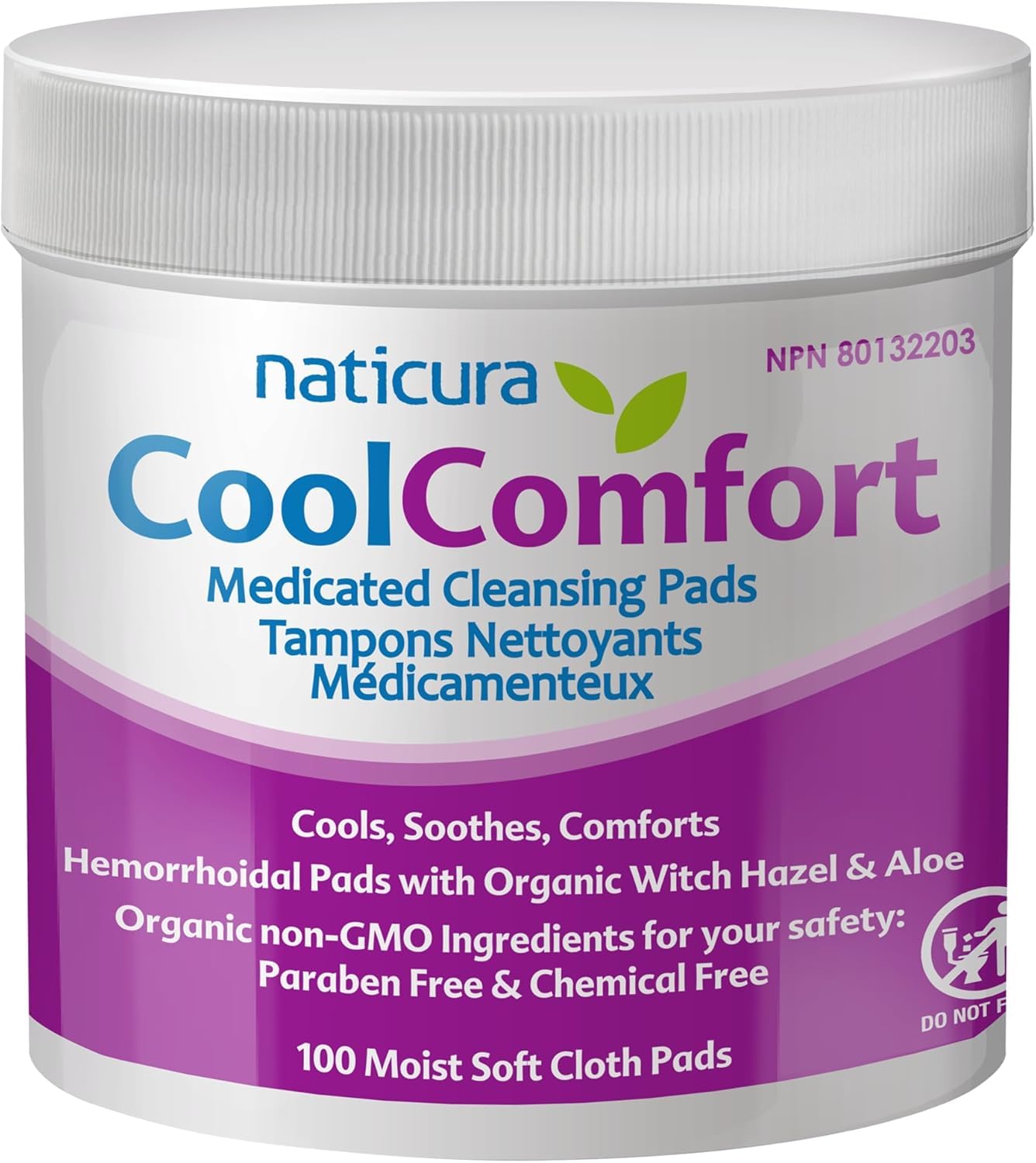 Witch Hazel & Aloe Personal Cleansing Pads for Hemorrhoid Relief