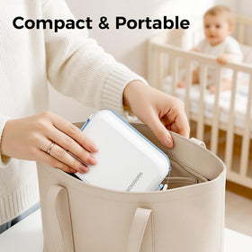 WONDBORN Portable Bottle Warmer & 9-in-1 Bottle Brush Set