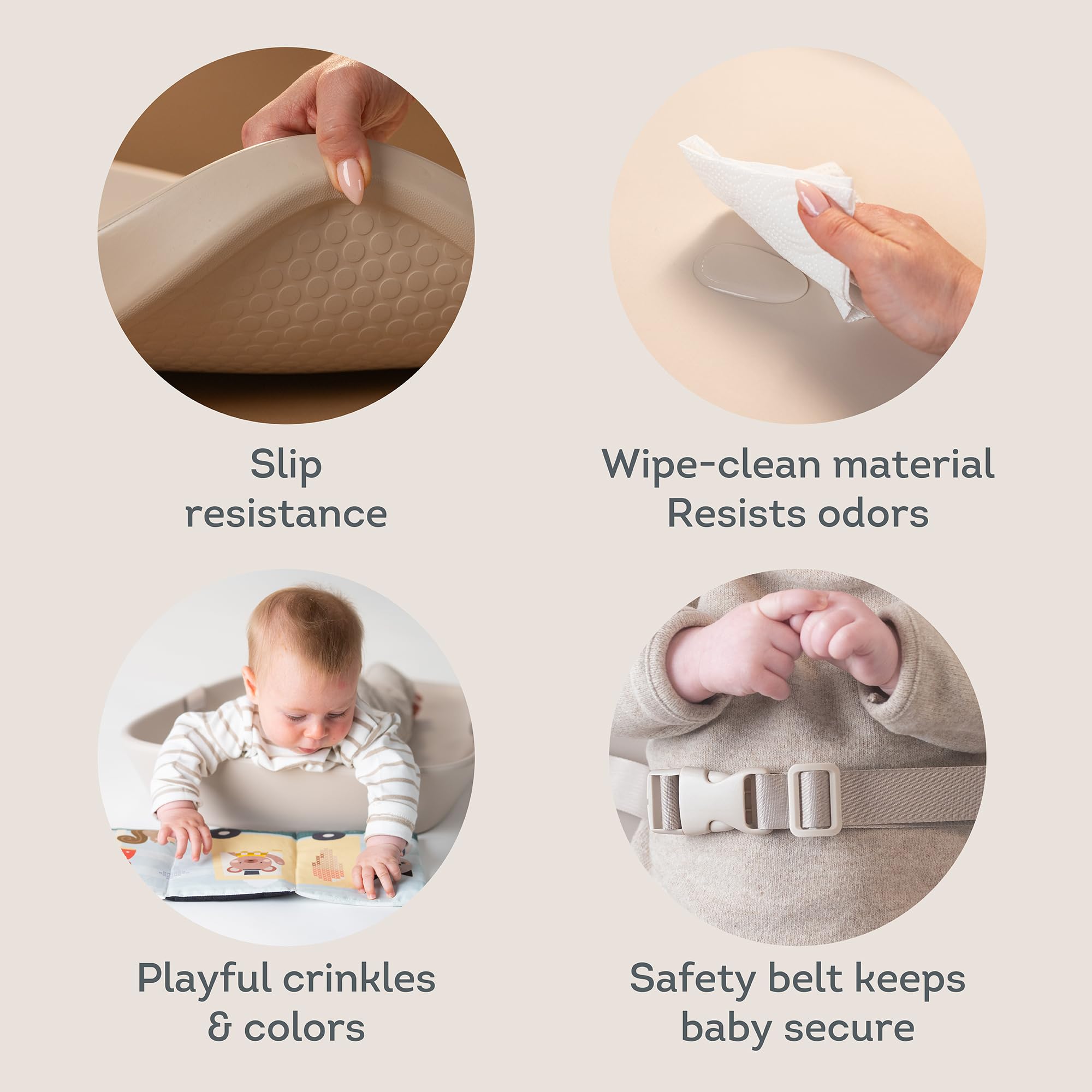 Multifunctional Wipeable Baby Changing Pad