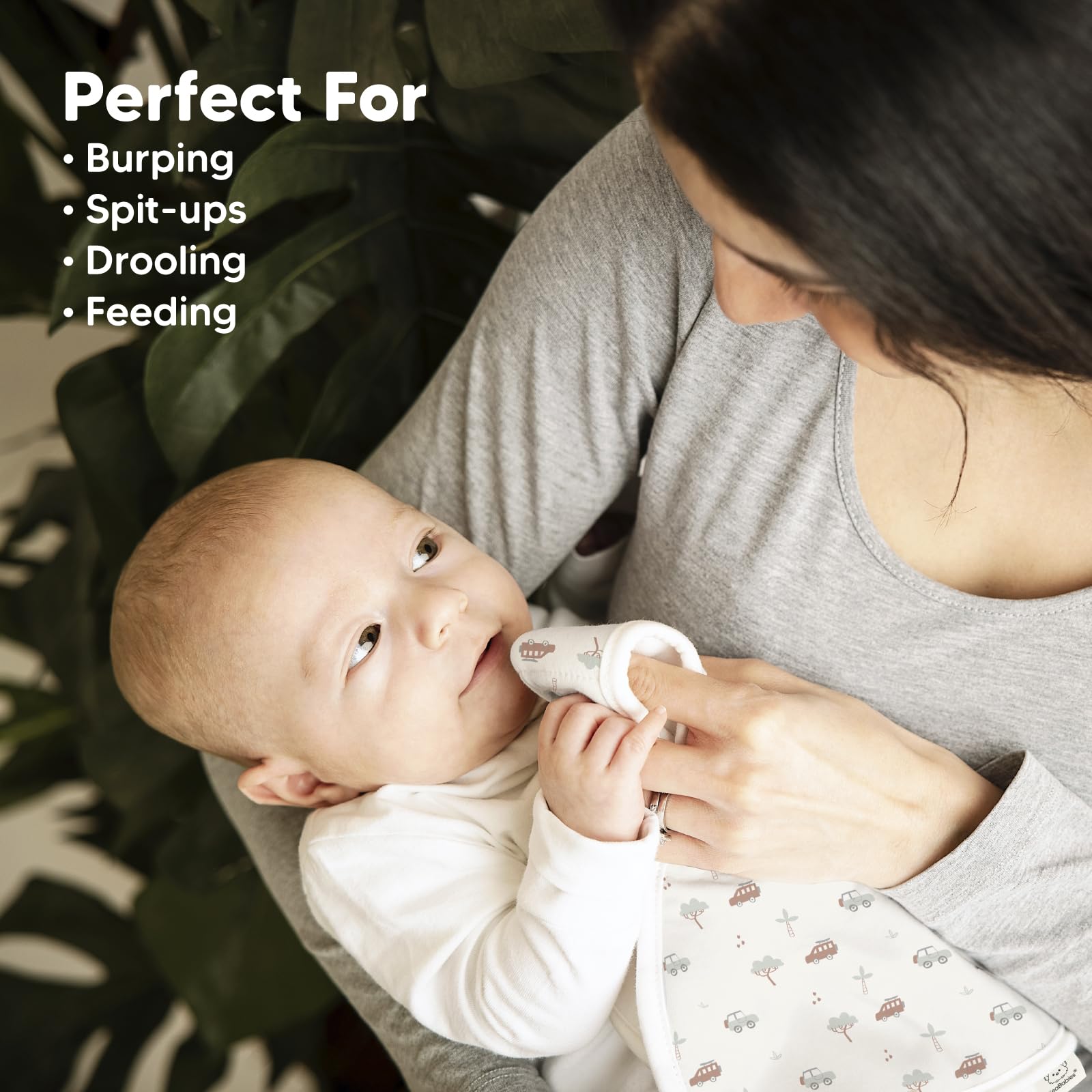 Baby Burp Cloth & Bib Set, 13-Pack