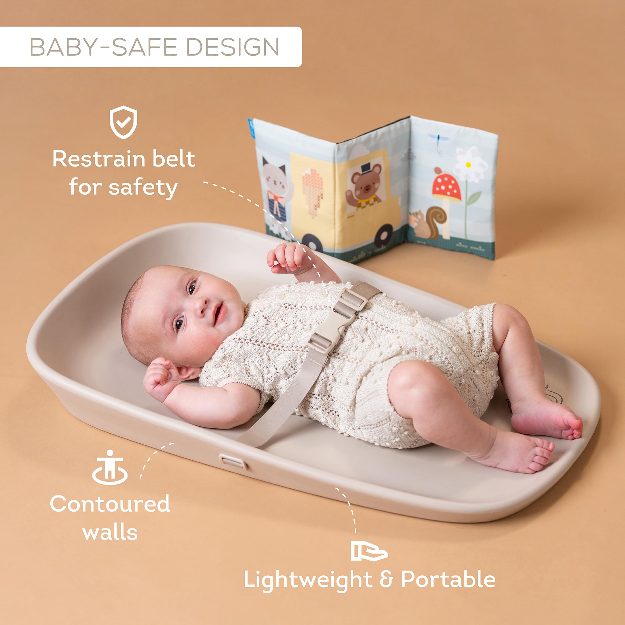 Multifunctional Wipeable Baby Changing Pad
