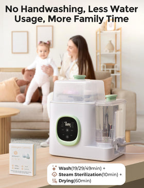 All-in-One Baby Bottle Washer, Sterilizer & Dryer