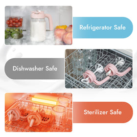 Papablic Bottle Washer Glass Formula Mixing Pitcher