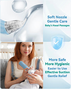 Electric Baby Nasal Aspirator with 5 Suction Levels