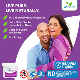 Witch Hazel & Aloe Personal Cleansing Pads for Hemorrhoid Relief