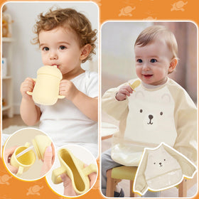 Deluxe Silicone Baby Feeding Essentials Set